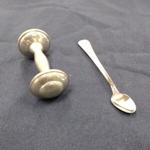 Gerber Silver Spoon and Rattle
